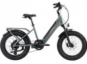 Lombardo Aurelia Agevole E-Bike 20" Green Ottano White Monroe Matt